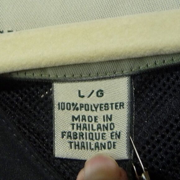 BLACK WINDBREAKER VEST GOLF BOATING LARGE - Picture 7 of 9